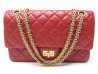 sac a main chanel 2.55 mademoiselle mm en cuir rouge