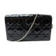 SAC A MAIN CHRISTIAN DIOR WALLET ON CHAIN LADY CUIR CANNAGE VERNIS HANDBAG 1900€