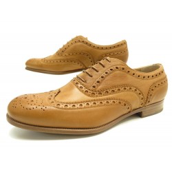 NEUF CHAUSSURES CHURCH'S RICHELIEU BURWOOD III 38 W BRANDY A73683 SHOE 940€