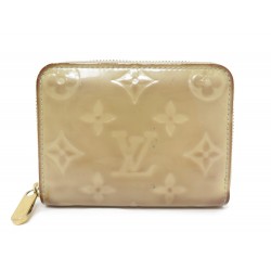 PORTEFEUILLE VUITTON PORTE MONNAIE CARTES ZIPPY CUIR MONOGRAM VERNIS WALLET 480€