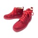 BASKETS CHRISTIAN LOUBOUTIN BIP BIP 42 EN DAIM & STRASS HIGH TOP SNEAKERS 995€