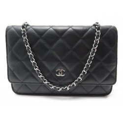 SAC A MAIN CHANEL POCHETTE WALLET ON CHAIN EN CUIR HAND BAG POUCH 2950€