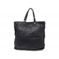 SAC A MAIN PABLO DE GERARD DAREL CABAS EN CUIR NOIR BLACK LEATHER HAND BAG 245€