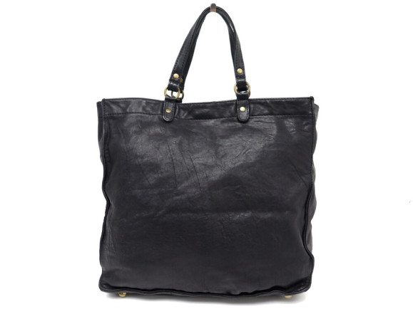 sac a main pablo de gerard darel cabas en cuir noir