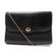 VINTAGE SAC A MAIN POCHETTE CHRISTIAN DIOR EN CUIR NOIR BANDOULIERE CLUTCH 940€