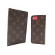 NEUF LOT PORTE AGENDA + ETUI COQUE IPHONE 7 LOUIS VUITTON EN TOILE MONOGRAM 510€