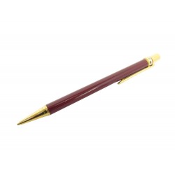 VINTAGE STYLO PORTE MINE MUST DE CARTIER TRINITY 3 ORS 0.7MM BORDEAUX PENCIL