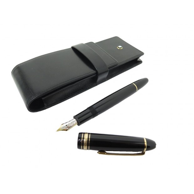 STYLO PLUME MONTBLANC MEISTERSTUCK LEGRAND DORE A PISTON ETUI 3 STYLOS PEN 895€