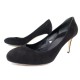 CHAUSSURES GUCCI ESCARPINS 338726 37 IT 38 FR EN DAIM NOIR SHOES PUMPS 750€