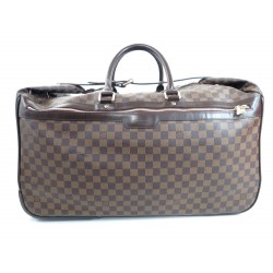 SAC DE VOYAGE A MAIN LOUIS VUITTON EOLE 60 DAMIER EBENE TROLLEY TRAVEL BAG 2600€