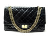 sac a main chanel grand 2.55 jumbo en cuir vernis