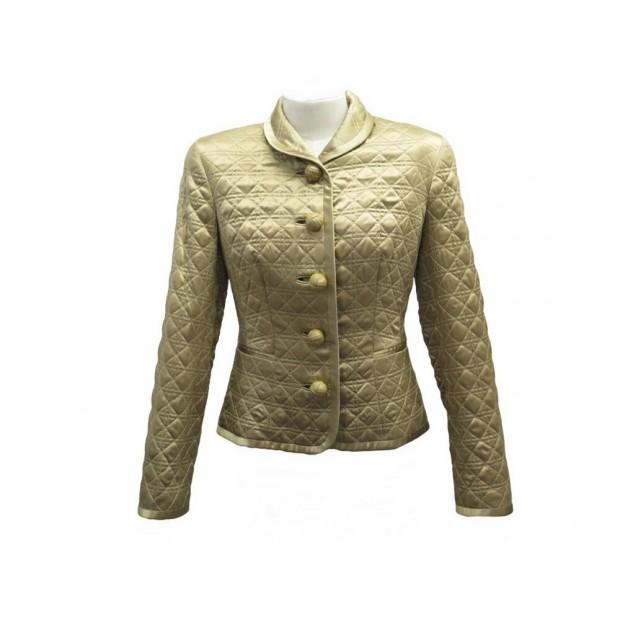 NEUF VESTE CHRISTIAN DIOR BLOUSON CANNAGE M 40 EN SOIE SILK JACKET COAT 4500€