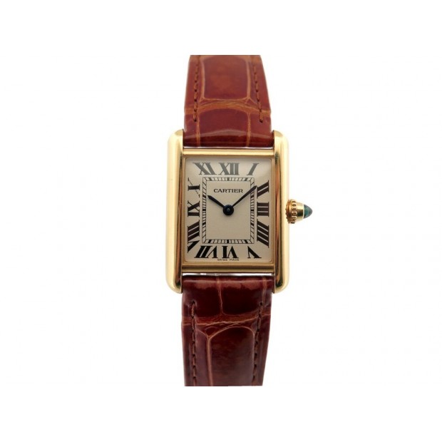 NEUF MONTRE CARTIER TANK LOUIS 2442 W1529856 QUARTZ 29 MM OR 18K WATCH 10400€