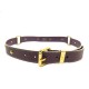 CEINTURE LOUIS VUITTON CLOUTEE TAILLE 80 EN CUIR SUHALI GRAINE PRUNE BELT 610€