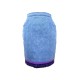 JUPE CHANEL TWEED & DENIM MATELASSE 42 L VIOLET BLEU BLUE PURPLE SKIRT 2500€