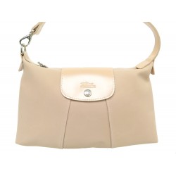 NEUF SAC A MAIN LONGCHAMP CABAS 2531002133 BEIGE TOILE CUIR HAND BAG PURSE 120€