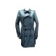 NEUF MANTEAU BURBERRY BRIT IMPERMEABLE S M 50 CEINTURE BLEU TRENCH COAT 1990€