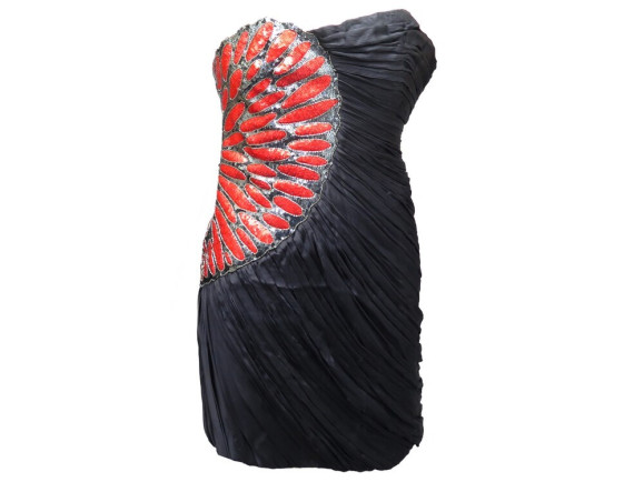 robe bustier de createur jay ahr s 36 soie