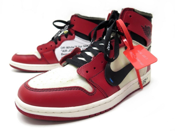 baskets nike x off white air jordan 1 retro chicago