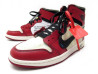 baskets nike x off white air jordan 1 retro chicago