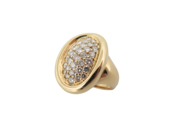 bague cartier baignoire t52 34 diamants 1ct or