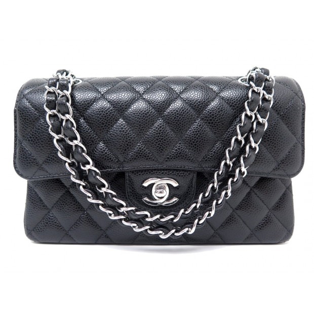 NEUF SAC A MAIN CHANEL TIMELESS CLASSIQUE PM CUIR MATELASSE CAVIAR HANDBAG 8450€