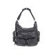 SAC A MAIN TOD'S POCHES ZIPPEES MM CUIR GRAINE NOIR BLACK LEATHER HAND BAG 1800€