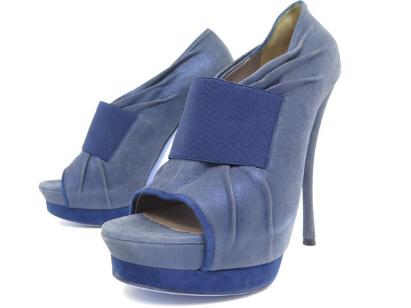 chaussures versace escarpins a talons 39 it 40 fr daim