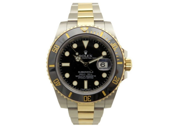 montre rolex submariner date 116613 40 mm or