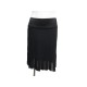 JUPE CHANEL PLISSEE NOIRE SOIE P21673W03166 38 M FOLDED BLACK SILK SKIRT 3100€