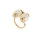 BAGUE LOUIS VUITTON LV SPEEDY PEARLS M68070 T56 LAITON & PERLE GOLDEN RING 375€