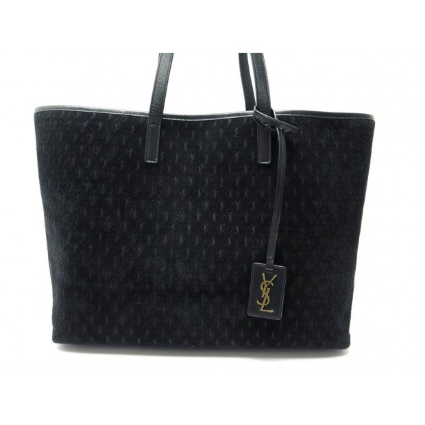 SAC A MAIN CABAS SAINT LAURENT SHOPPING BAG 636238 DAIM MONOGRAMME HANDBAG 1000€