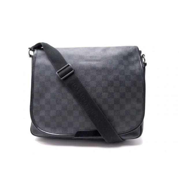 SACOCHE LOUIS VUITTON DANIEL MM N58029 TOILE DAMIER GRAPHITE BANDOULIERE 1595€