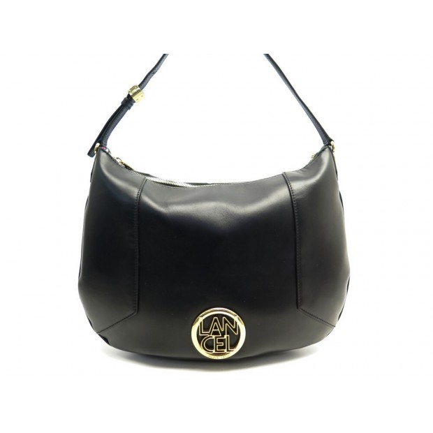 NEUF SAC A MAIN LANCEL ROXANE A12074JDTU CUIR VACHETTE CUIR NOIR HAND BAG 475€