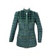 VESTE CINTREE CHANEL 21618 M 40 BOUTON LOGO CC EN TWEED DE LUREX JACKET 6000€