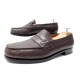 CHAUSSURES JM WESTON 180 MOCASSINS 7.5E 42 EN CUIR DE LEZARD LOAFERS SHOES 1720€