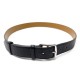 CEINTURE HERMES ETRIVIERE 32 T95 CUIR TAURILLON CLEMENCE BOUCLE ACIER BELT 780€