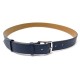 CEINTURE HERMES ETRIVIERE 32 T95 EN CUIR TAURILLON CLEMENCE BLEU ACIER BELT 780€