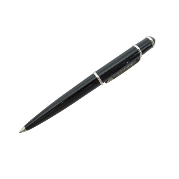 STYLO BILLE CARTIER DIABOLO CRST180010 RESINE NOIR + BOITE BALLPOINT PEN 375€