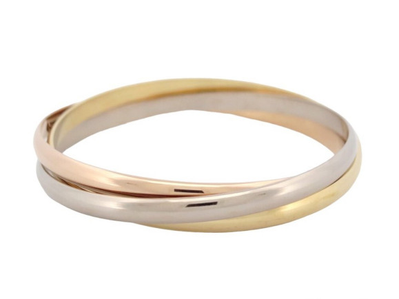 bracelet cartier trinity mm crb6013302 or jaune rose