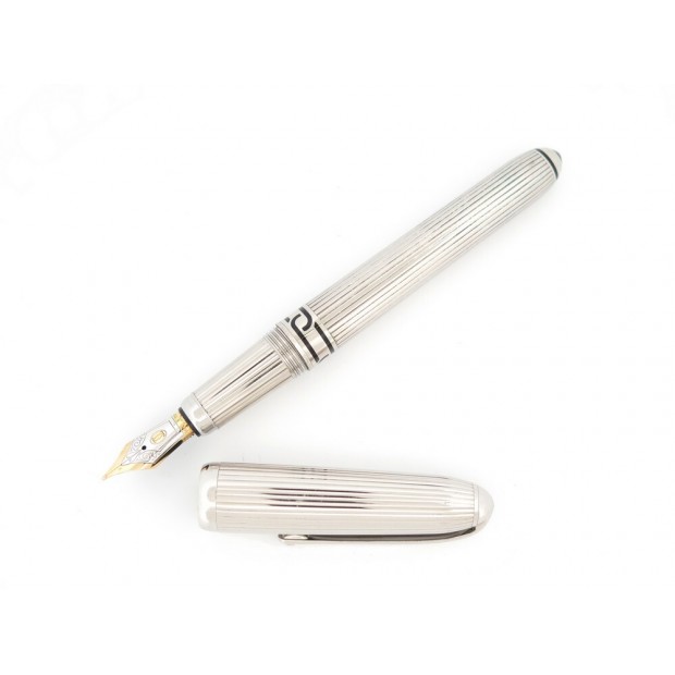 STYLO PLUME CARTIER LOUIS ART DECO ED LIMITEE ST170033 METAL ARGENT FOUNTAIN PEN