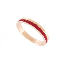 BAGUE BOUCHERON ALLIANCE QUATRE RED EDITION JAL00264 T60 GOLD CERAMIC RING 1880€