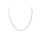 NEUF COLLIER CHANEL PERLES DE VERRE 61 A 67 CM & METAL ARGENTE NEW NECKLACE