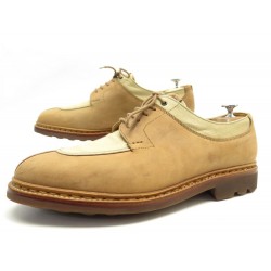 CHAUSSURES HESCHUNG DERBY 651601701 10.5 44.5 DEMI CHASSE CUIR SUEDE SHOES 495€