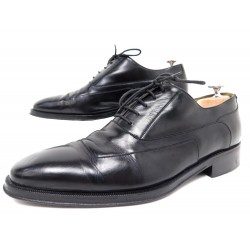 CHAUSSURES GUCCI 111-5273 RICHELIEU OXFORD 41.5 IT 42.5 FR CUIR NOIR SHOES 750€