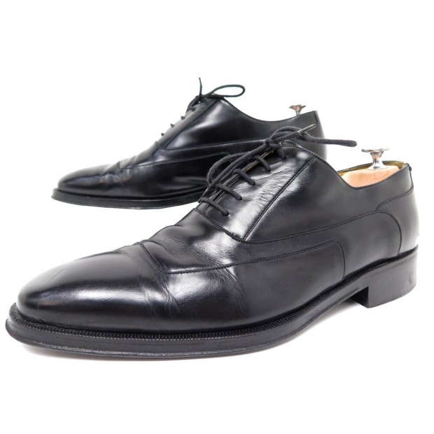 CHAUSSURES GUCCI 111-5273 RICHELIEU OXFORD 41.5 IT 42.5 FR CUIR NOIR SHOES 750€