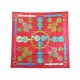 FOULARD HERMES CUIVRERIES DE LA PERRIERE CARRE 90 SOIE SCARF CARTES A NOUER 460€