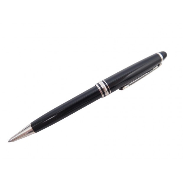 STYLO BILLE MONTBLANC MEISTERSTUCK CLASSIQUE MB2866 PLATINE RESIN NOIRE PEN 405€