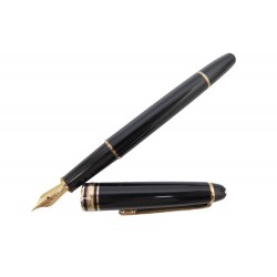 STYLO PLUME MONTBLANC MEISTERSTUCK CLASSIQUE 106514 DORE EN RESINE NOIR PEN 585€