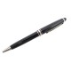 STYLO BILLE MONTBLANC MEISTERSTUCK CLASSIQUE PLATINE MB2866 RESINE NOIR PEN 405€